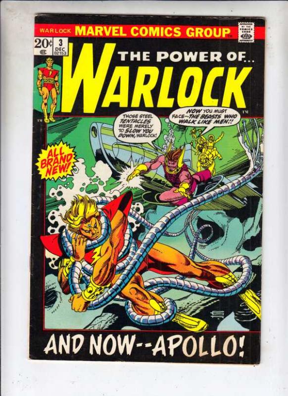 Warlock, the Power of  #3 (Dec-72) VF High-Grade Adam Warlock