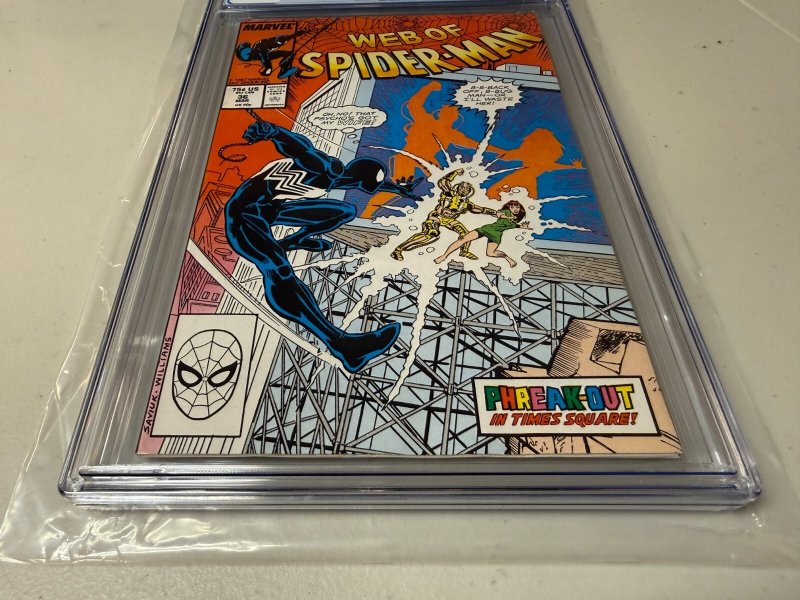 Web Of Spider-Man # 36 CGC Graded 9.6 Marvel Comic Book 1st Tombstone App. JH31