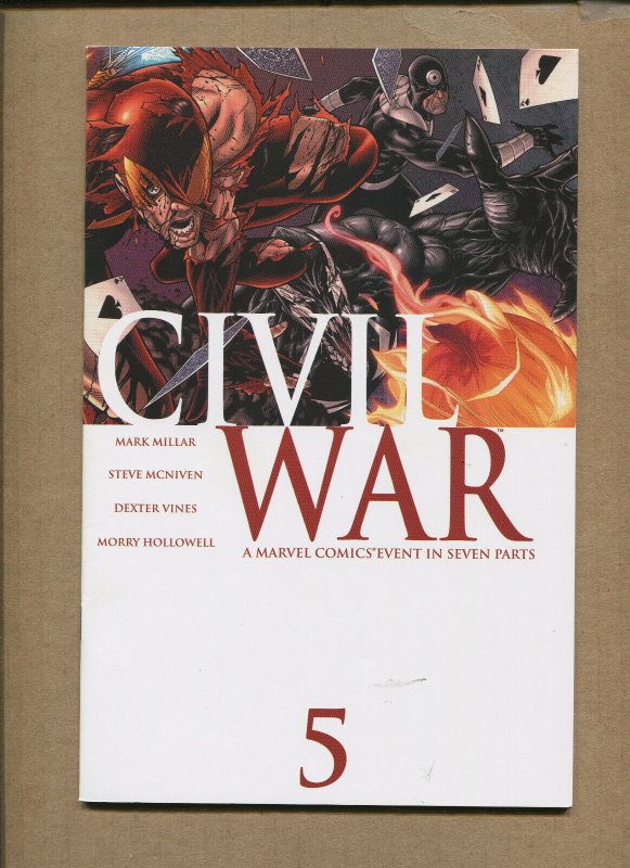 CIVIL WAR #1-7 & EXTRA - INCLUDES TURNER SKETCH VARIANT! - 2006 (9.0-9.2) WH