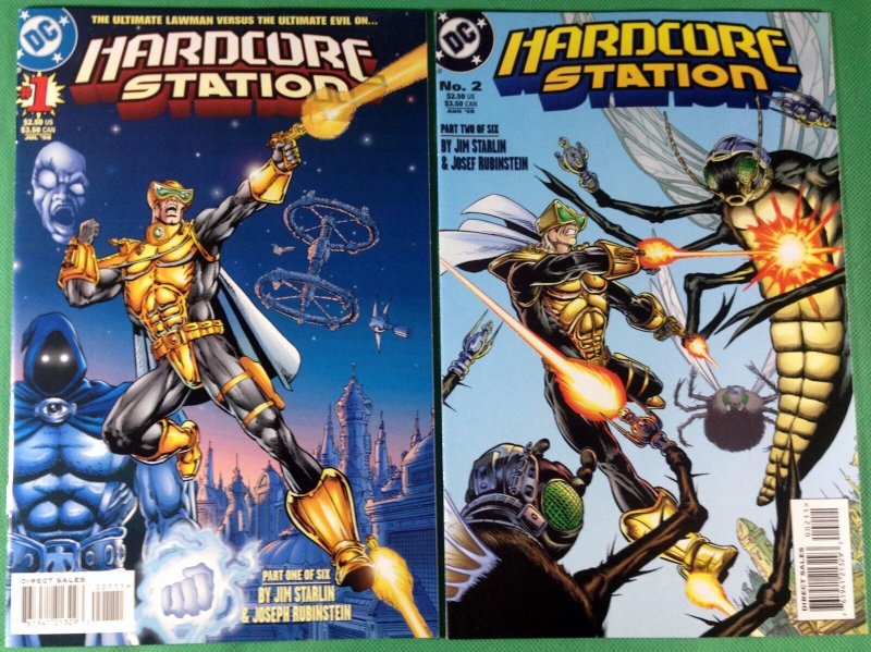 Hardcore Station (1998) 1 2 3 4 5 6 NM (9.4) complete set JLA app Jim Starlin