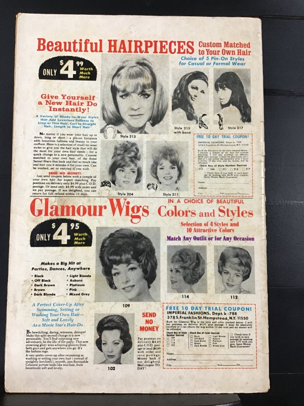 Secret Hearts #127 (1968)