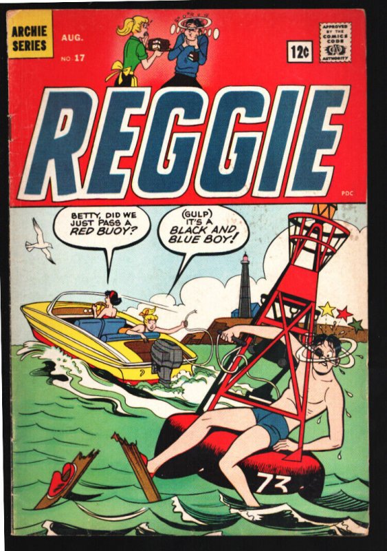 Reggie #17 1965-Archie-Betty & Veronica-Lighthouse cover-FN