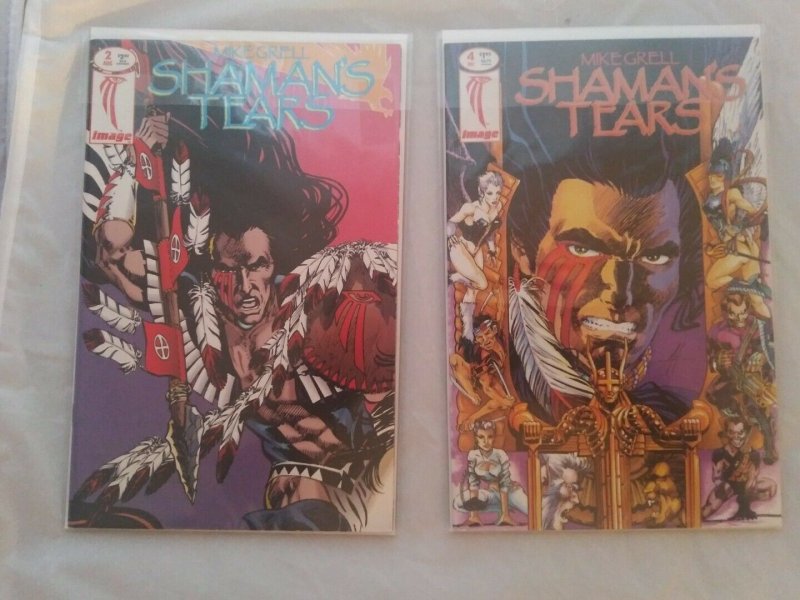 Image comics Shamans Tears 1 2 3 4 1-4 natives- mike grell NM