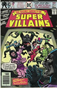 Secret Society of Super-Villains #1-15 (1976) complete set   average grade F/VF