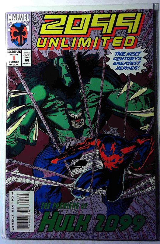 2099 Unlimited #1 (1993) Marvel Hulk 2099 Spider-Man 2099 1st Print Comic Book