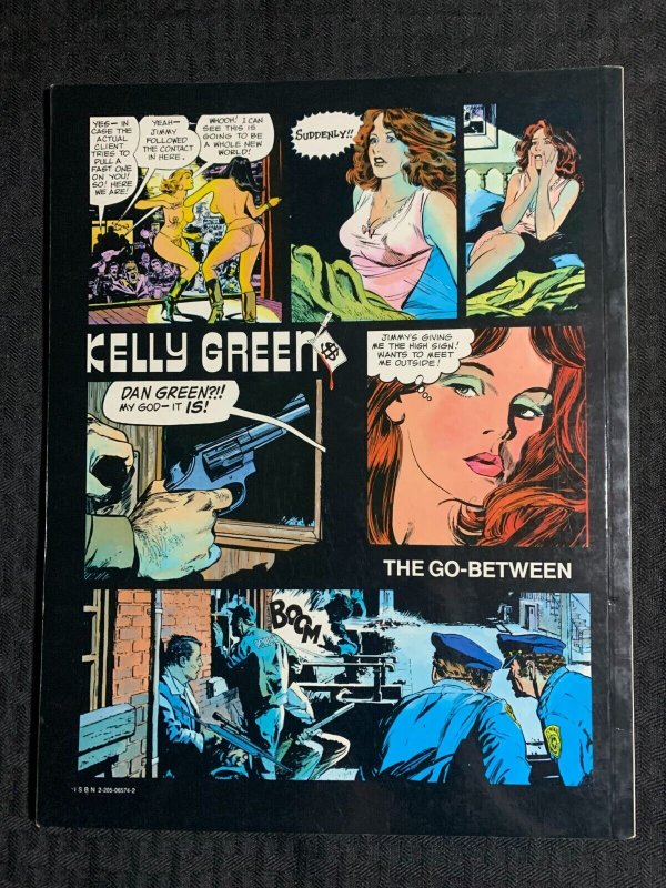 1982 KELLY GREEN #1 Stan Drake & Leonard Starr SIGNED 2x SC FN 6.0 1st Dargaud