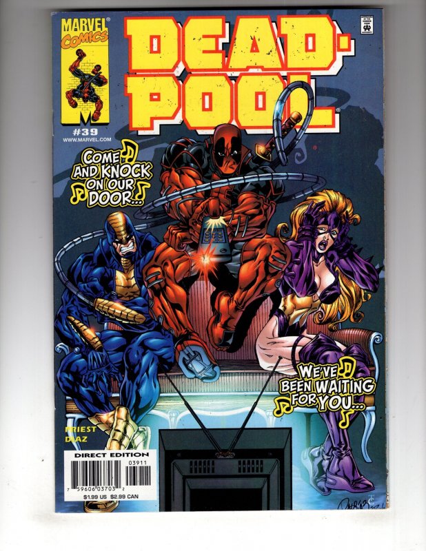 Deadpool #39 (2000) TITANIA! CONSTRICTOR! Modern Age MARVEL  / ID#05