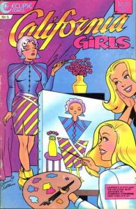 California Girls #5 VF ; Eclipse | paper dolls - Trina Robbins