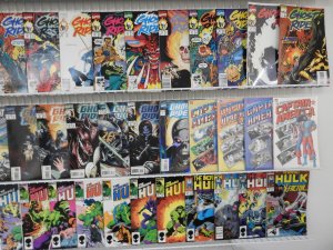 Huge Lot 190+ Comics W/Incredible Hulk, Ghost Rider, Storm+ Avg Fine+ Condition!