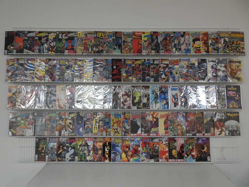 Huge Lot 112 Comics W/ Daredevil, Defenders, Avengers, +More! Avg VF- Condition!