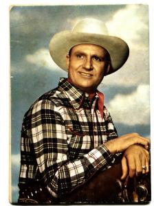 GENE AUTRY #36 1950-DELL-WESTERN-PHOTO COVERS-MOVIE-TV-VG