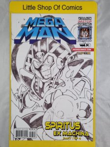 Mega Man #13 Jonathan Hill Villain Sketch Variant 2012 Archie Comics