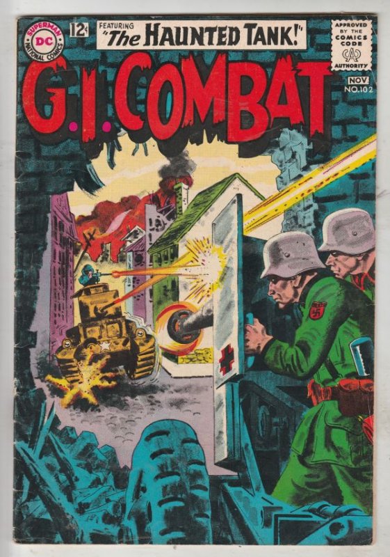 G.I. Combat #102 (Nov-63) VG+ Mid-Grade The Haunted Tank