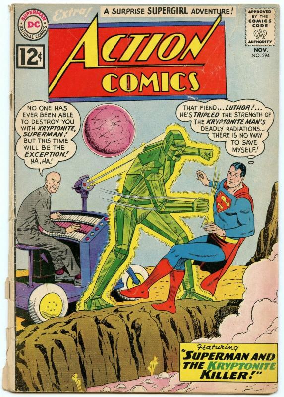 Action Comics 294 Nov 1962 GD/VG (3.0)