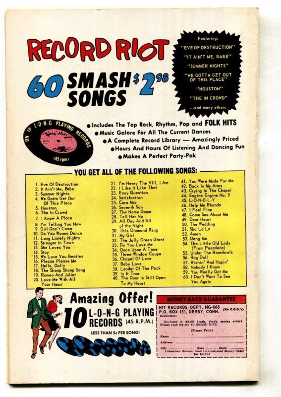 Girls' Romances #117-- 1966--DC--daring love stories--comic book