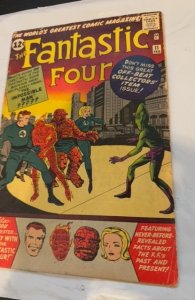 Fantastic Four #11 (1963)1st app impossible man see description vg lower grade