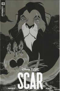 Disney Villains Scar # 3 Variant 1:7 Cover R NM Dynamite [Q1]