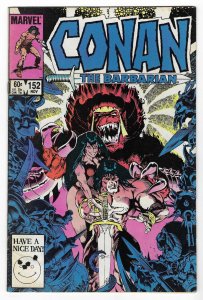 Conan the Barbarian #152 Direct Edition (1983)