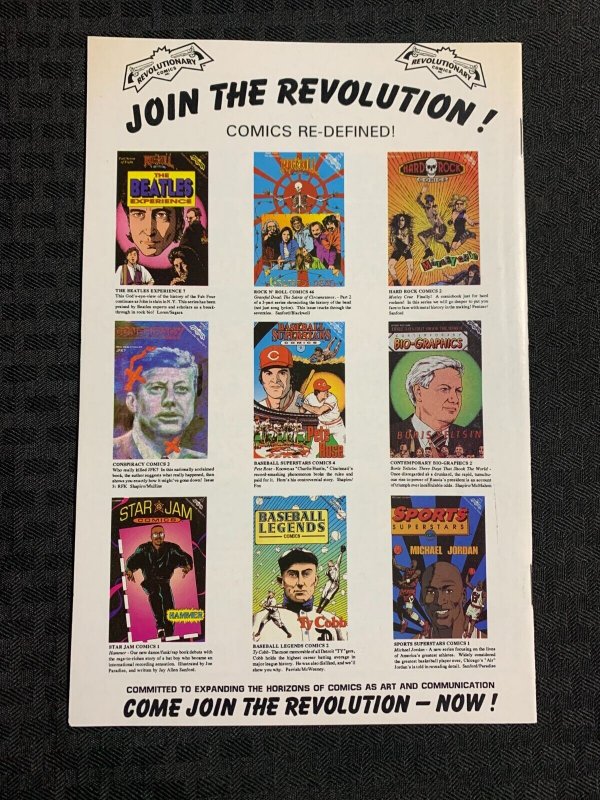 1992 BASEBALL SUPERSTARS COMICS #4 VF 8.0 Pete Rose / Revolutionary