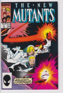 NEW MUTANTS #51 (May 1987) VF+ 8.5  white!
