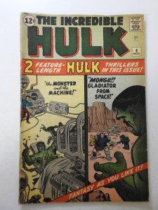 The Incredible Hulk #4 (1962) VG Condition