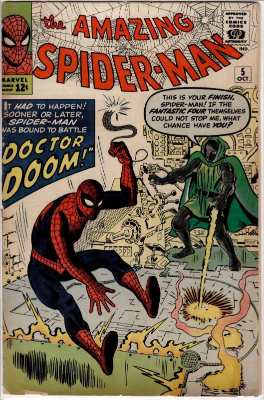 The Amazing Spider-Man #5 (1963) see description