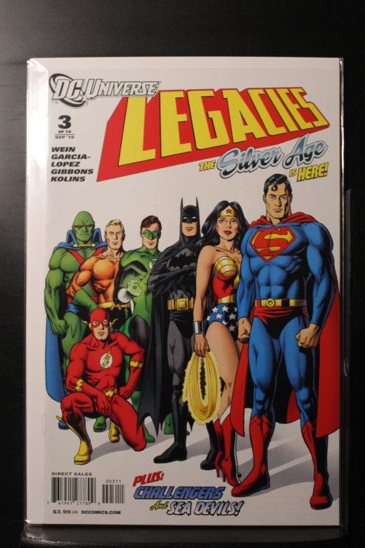 DC Universe: Legacies #3 José Luis García-López / Dave Gibbons Cover (2010)