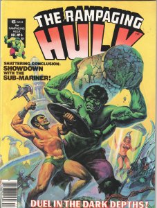 Rampaging Hulk #6 (1977) Hulk