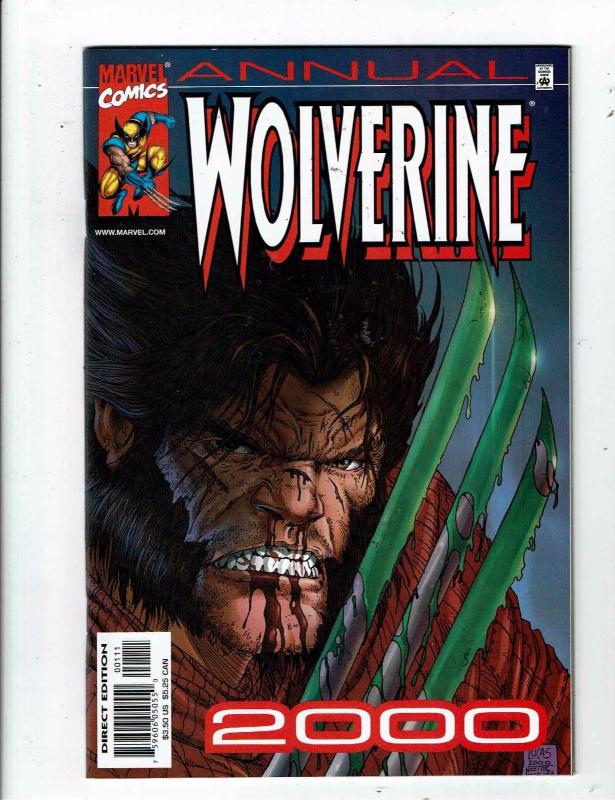 Lot of 2 Wolverine Annual Marvel Comic Books #'00 '01 MS16