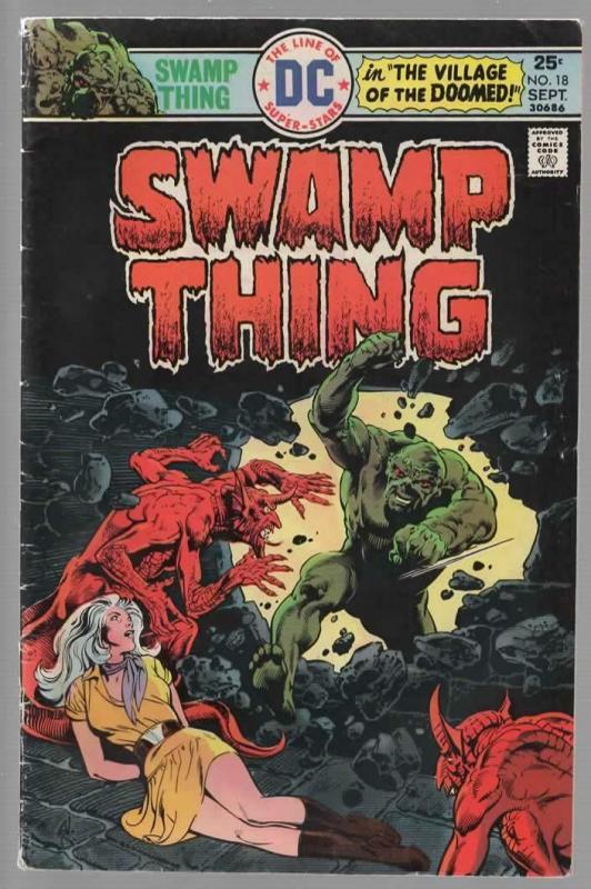 SWAMP THING 18 VG- Sept. 1975