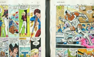 NEW TEEN TITANS #35-DC COLOR GUIDES PRODUCTION ART 