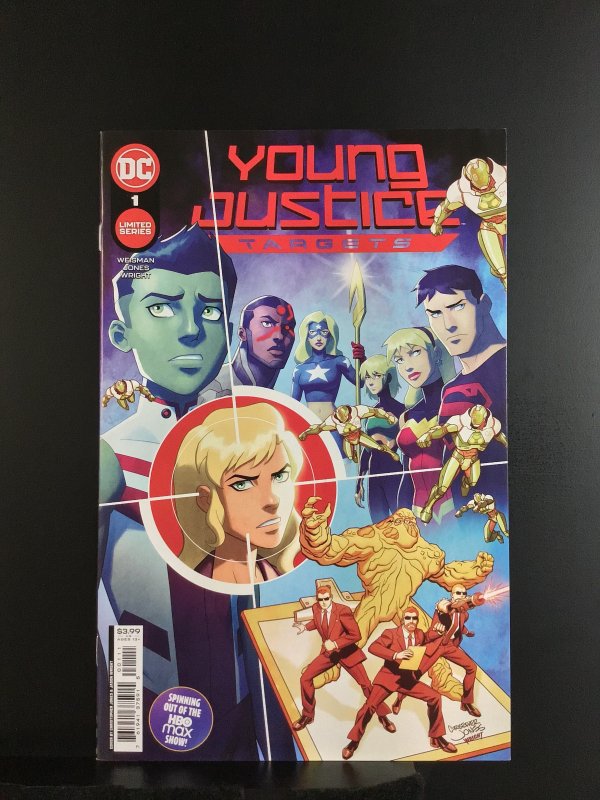 Young Justice: Targets #1 Christopher Jones Cover (2022)