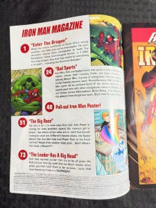 2010 IRON MAN Magazine #2 FN+ 6.5 Spidey & Hulk w/ Poster