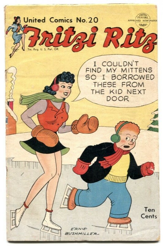 United Comics #20 1952- Fritzi Ritz - Ernie Bushmiller G/VG