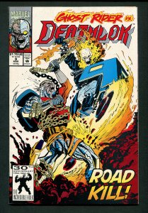 Deathlok #9 (9.2 NM-) 1st Series /  Denys Cowan Cover & Art / 1992