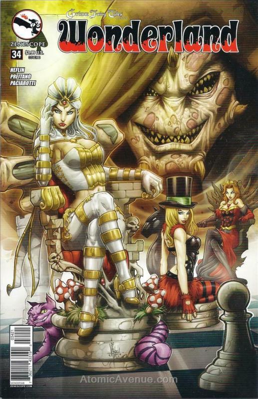 Grimm Fairy Tales presents Wonderland #34B VF/NM; Zenescope | save on shipping -