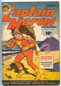Captain Marvel Adventures #30  1943 - Fawcett  -VG - Comic Book