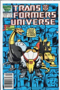 Transformers Universe #3 Newsstand Edition (1987) Transformers