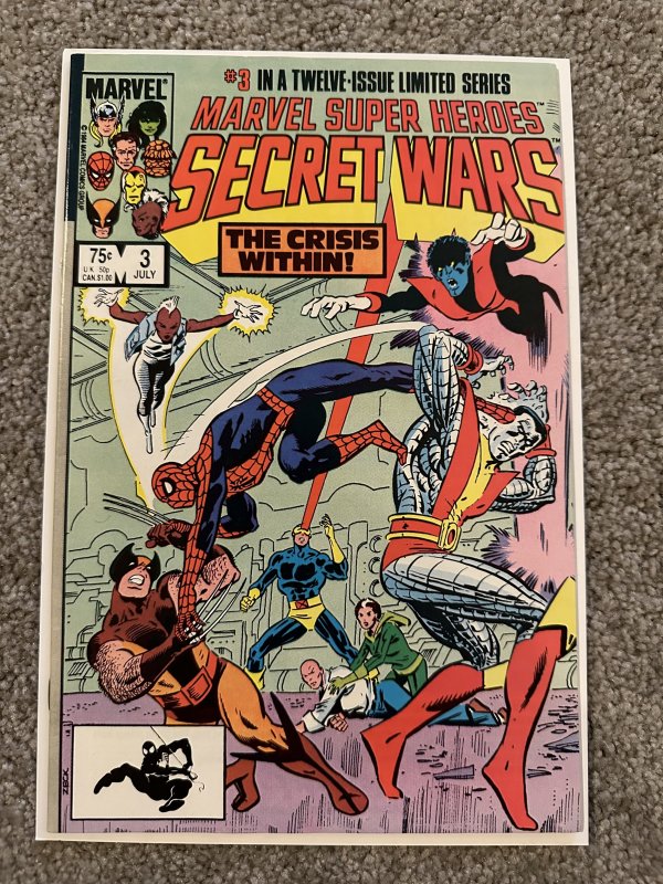 Marvel Super Heroes Secret Wars #3 Direct Edition (1984)