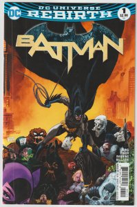 Batman #1 (Aug 2016, DC), NM condition (9.4), Intro Gotham & Gotham Girl