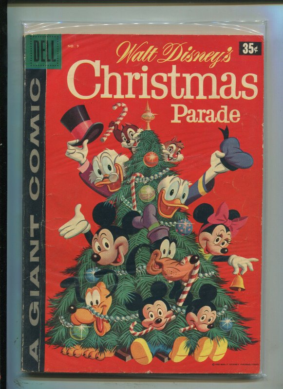 Dell Giant Walt Disneys Christmas Parade 9 5.5 HTF Comic Books