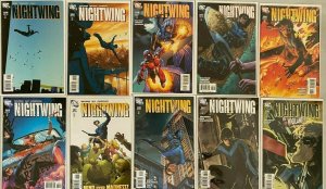 Nightwing comic lot from:#100-151 35 different 8.0 VF (2005-09)