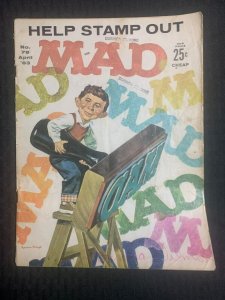 1963 MAD MAGAZINE #78 G/VG 3.0 Alfred E Neuman / Help Stamp Out Mad