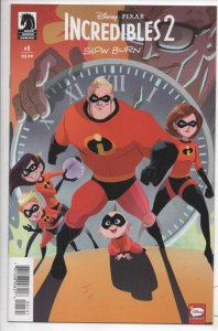 The INCREDIBLES 2 Slow Burn #1 B, NM, Disney Pixar, Dark Horse, 2020