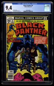 Black Panther #8 CGC NM 9.4 White Pages