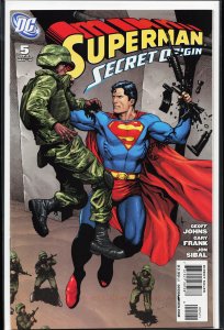 Superman: Secret Origin #5 Variant Cover (2010) Superman