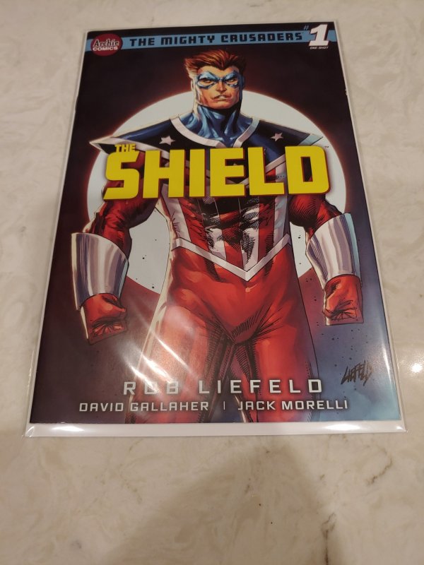 The Mighty Crusaders: The Shield #1 (2021) LIEFELD VARIANT