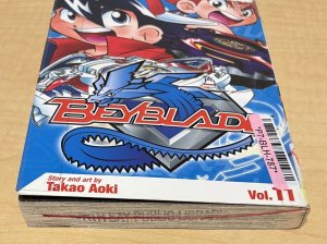 Beyblade Vol 11 MANGA TPB Viz Takao Aoki ENGLISH Ex-LIbrary Reading Copy