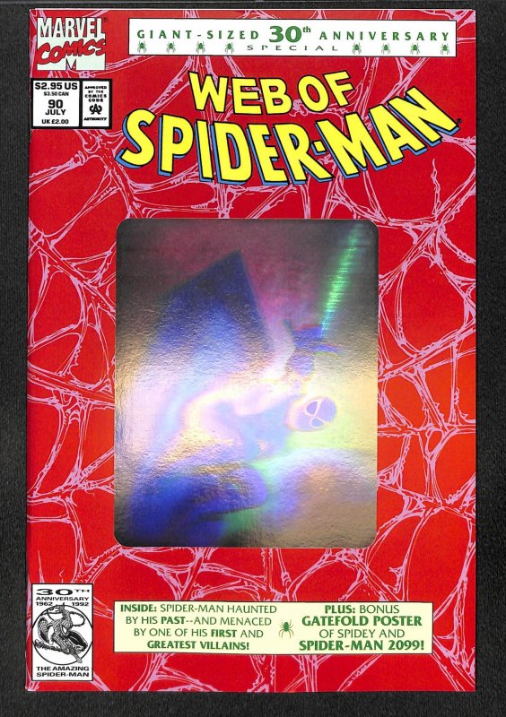 Web of Spider-Man #90 Hologram Cover!