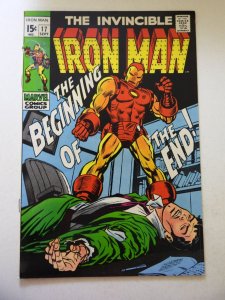 Iron Man #17 (1969) VG Condition tape pull fc
